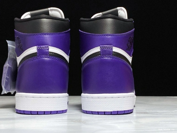 Rep Onekick 555088-500 Purple High OG Jordan Air 1 Court 0712